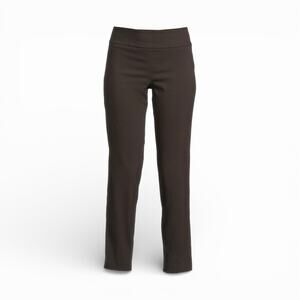 Elliott Lauren Control Stretch Pull-On Ankle Pants w/Back Slit detail - Size 10